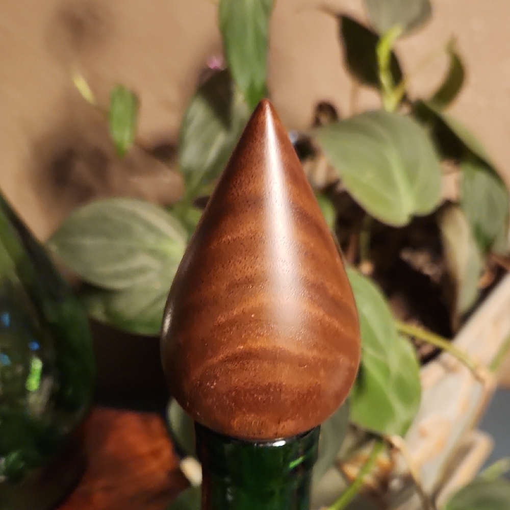 Duraglas RARE 1962 Green Decorative Bottles with Wooden Tops - Picture 6 of 12